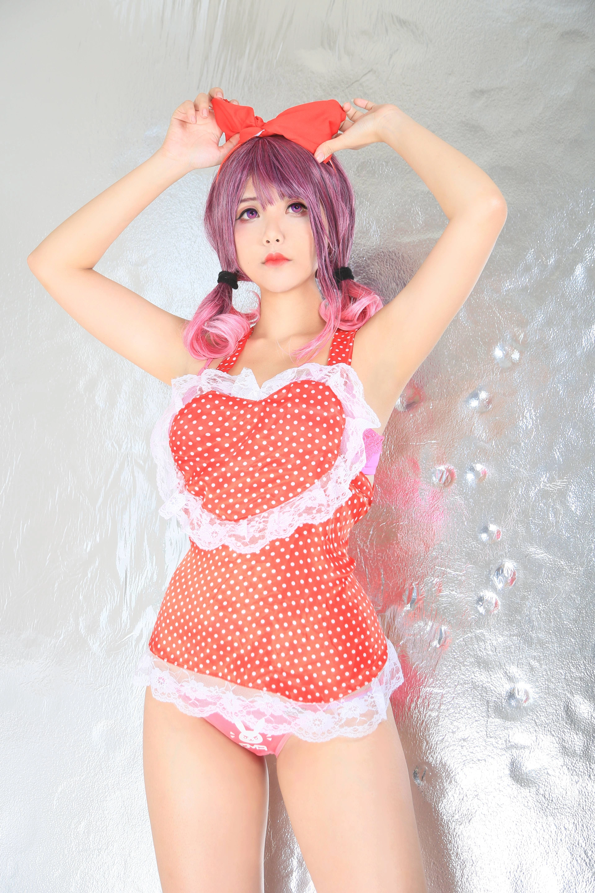Hana Bunny - NO.102 Red Heart Apron 0