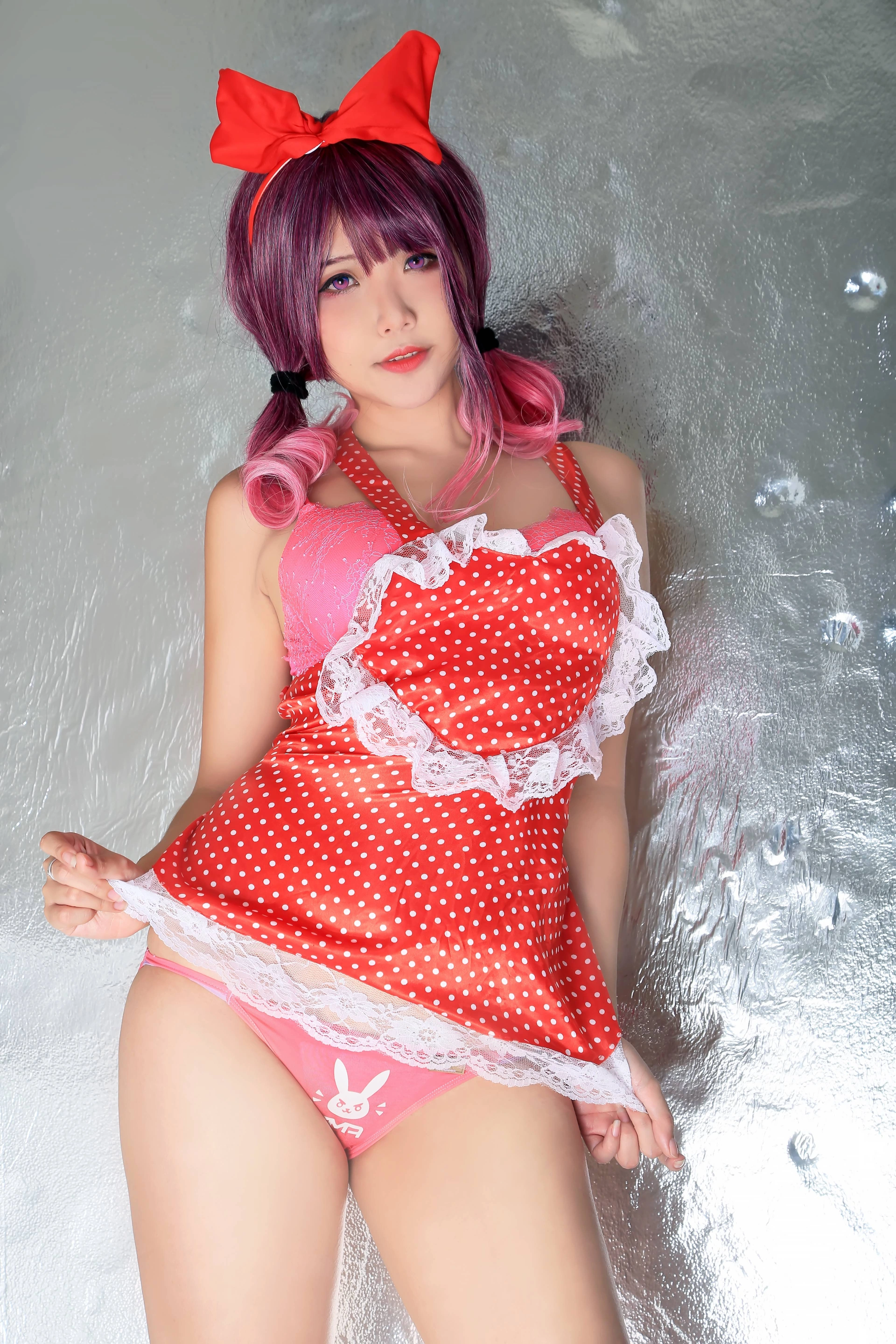 Hana Bunny - NO.102 Red Heart Apron 1